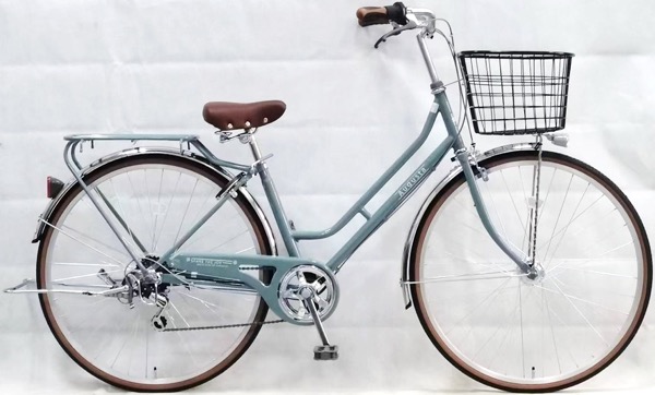 しろきや自転車館 27オーガスタ6Sオート 27-6HCI-OGTR-AT ブルーグレイ 27